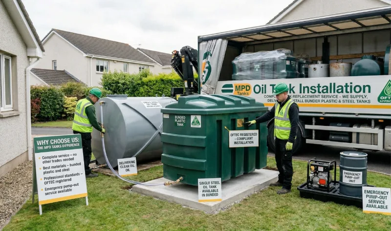 Oil Tank Relocation and Removal